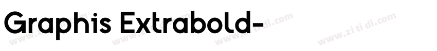 Graphis Extrabold字体转换